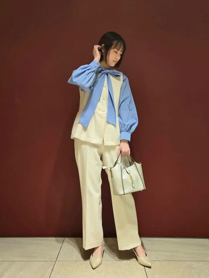 サイドベルテッドハイウエストパンツ/YECCA VECCA（イェッカ ヴェッカ