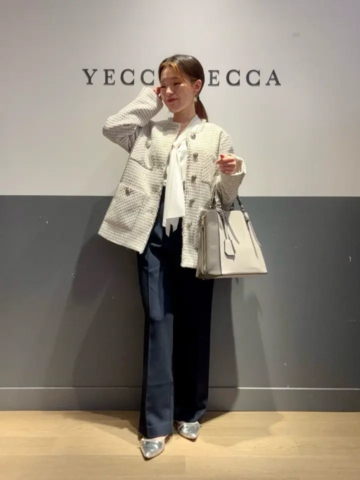 サイドベルテッドハイウエストパンツ/YECCA VECCA（イェッカ ヴェッカ