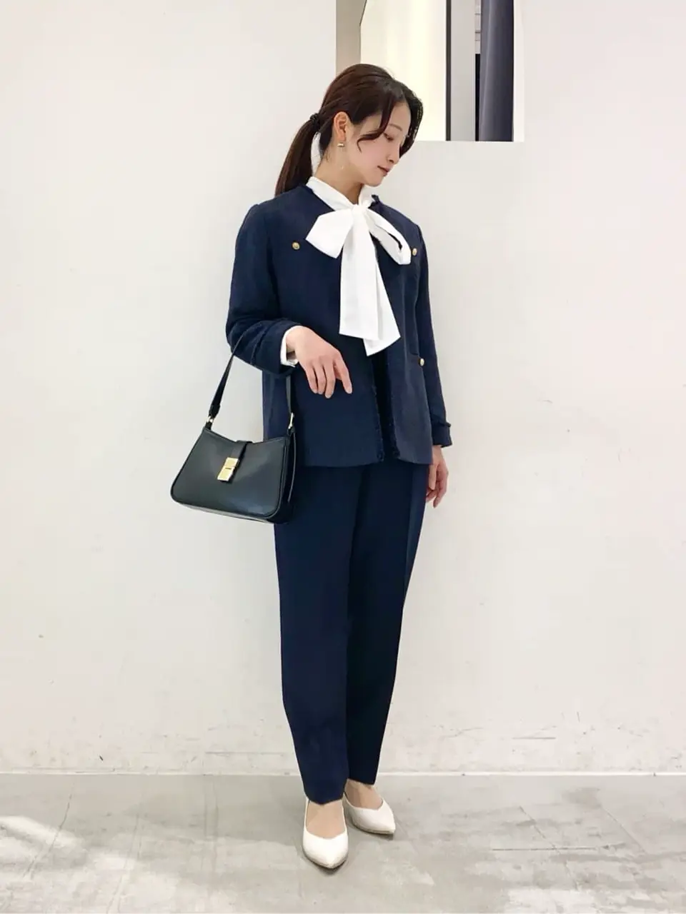 ストレッチピンタックパンツ/YECCA VECCA（イェッカ ヴェッカ）の