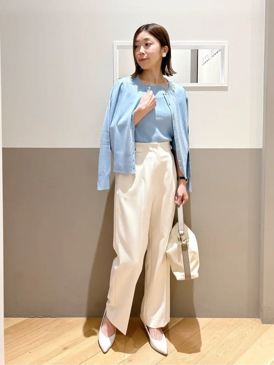 サイドベルテッドハイウエストパンツ/YECCA VECCA（イェッカ ヴェッカ