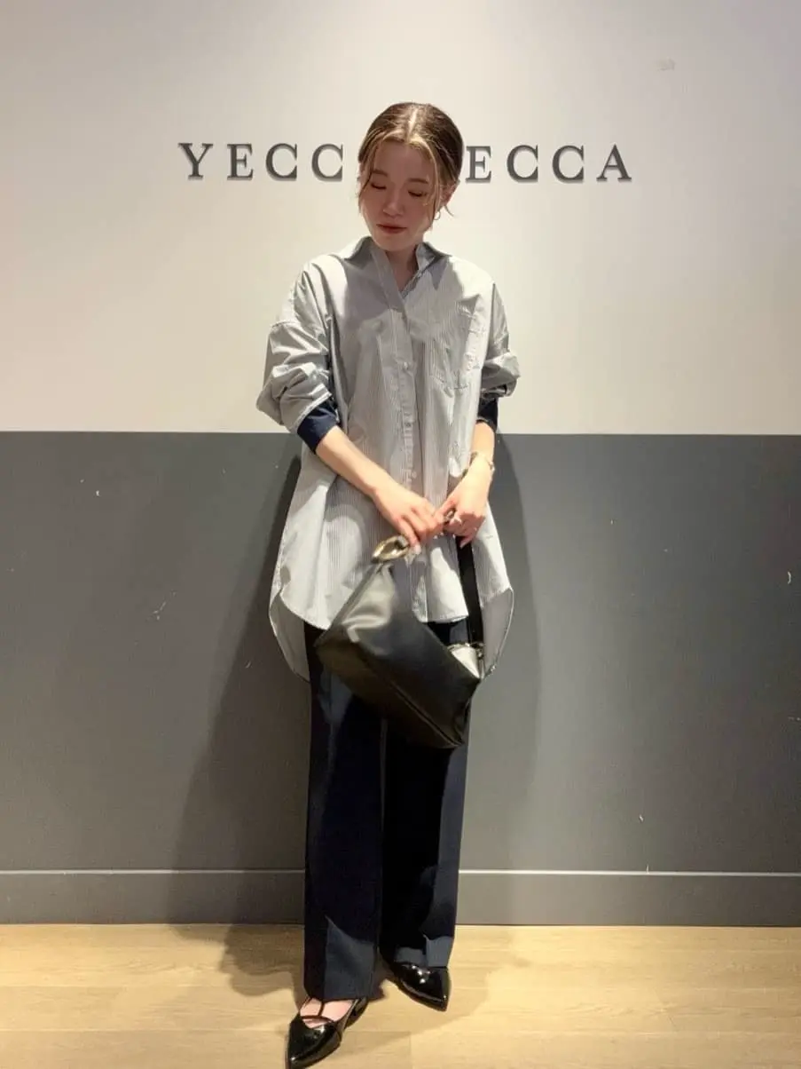 サイドベルテッドハイウエストパンツ/YECCA VECCA（イェッカ ヴェッカ