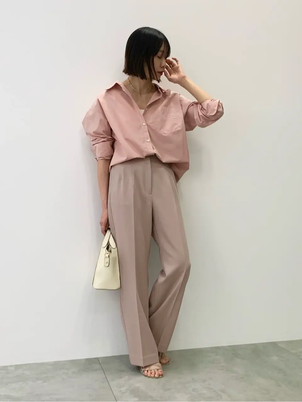 サイドベルテッドハイウエストパンツ/YECCA VECCA（イェッカ ヴェッカ