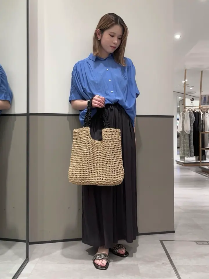 シルキータックワイドパンツ/YECCA VECCA（イェッカ ヴェッカ）の