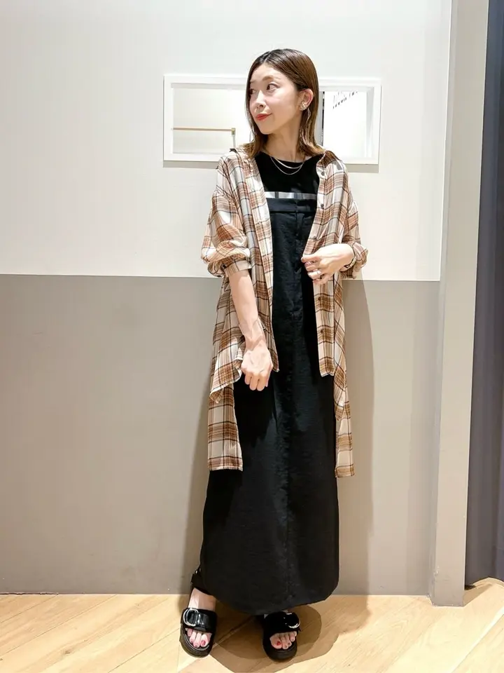 ドライタッチサロペットスカート/YECCA VECCA（イェッカ ヴェッカ）の