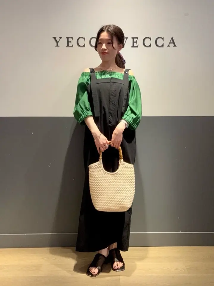 ドライタッチサロペットスカート/YECCA VECCA（イェッカ ヴェッカ）の