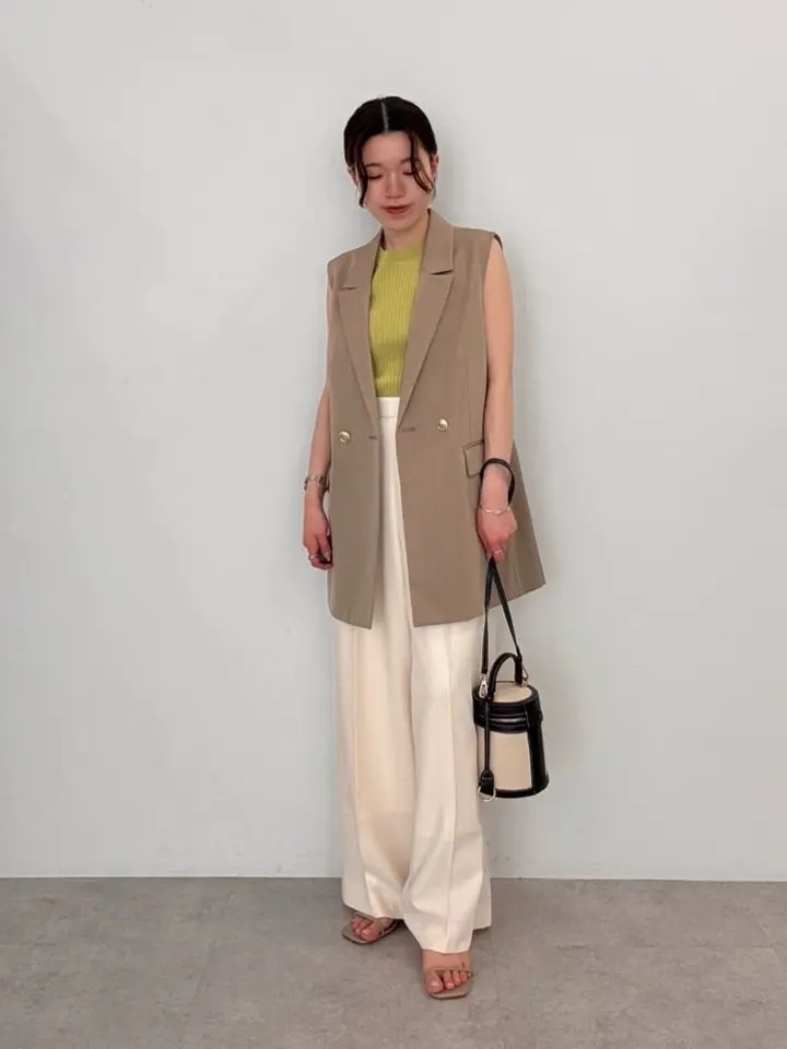 金釦テーラードジレジャケット/YECCA VECCA（イェッカ ヴェッカ）の