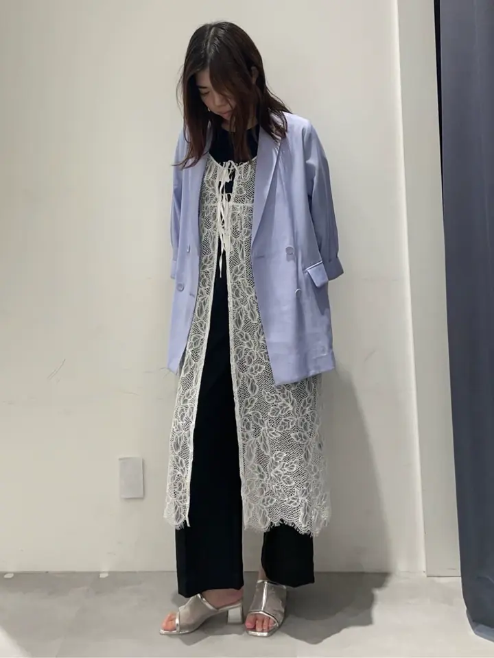 接触冷感】COOLシャツテーラードジャケット/YECCA VECCA（イェッカ