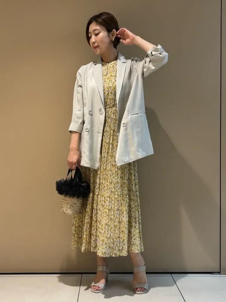 接触冷感】COOLシャツテーラードジャケット/YECCA VECCA（イェッカ