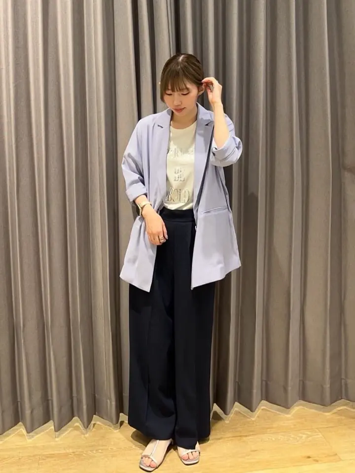 接触冷感】COOLシャツテーラードジャケット/YECCA VECCA（イェッカ