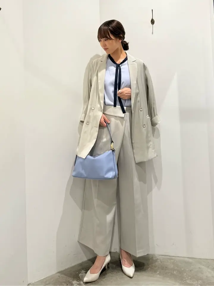 接触冷感】COOLシャツテーラードジャケット/YECCA VECCA（イェッカ