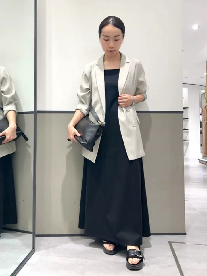 接触冷感】COOLシャツテーラードジャケット/YECCA VECCA（イェッカ