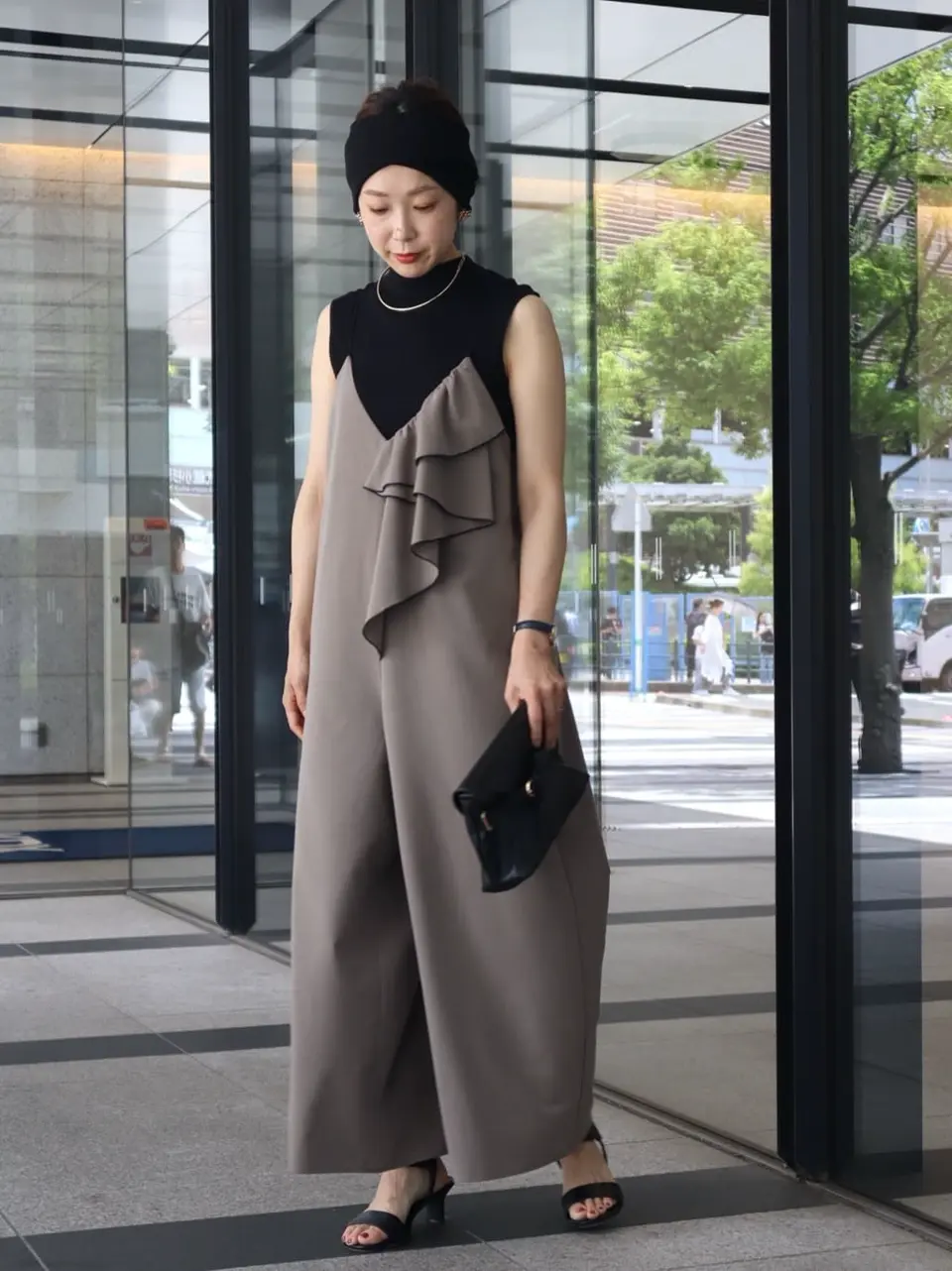 ラッフルキャミオールインワン/YECCA VECCA（イェッカ ヴェッカ）の