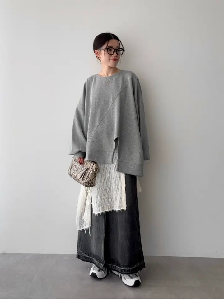 アシメデザインプルオーバー/YECCA VECCA（イェッカ ヴェッカ）の