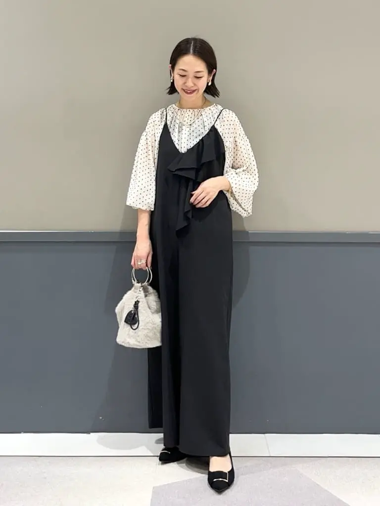 ラッフルキャミオールインワン/YECCA VECCA（イェッカ ヴェッカ）の