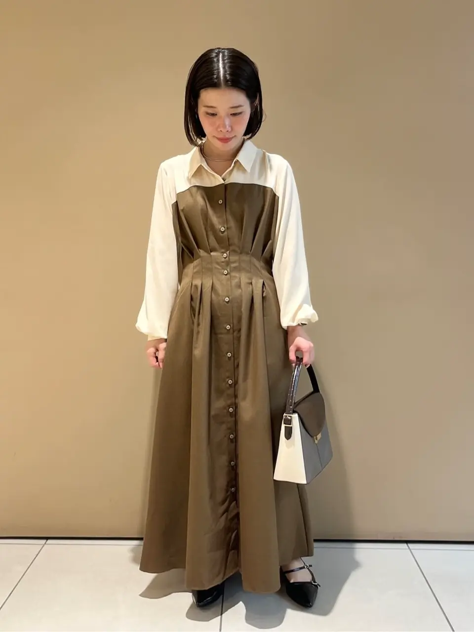 ベアドッキングワンピース/YECCA VECCA（イェッカ ヴェッカ）のシャツ