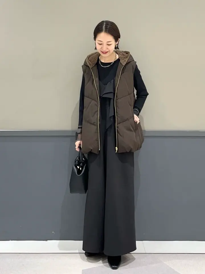 ラッフルキャミオールインワン/YECCA VECCA（イェッカ ヴェッカ