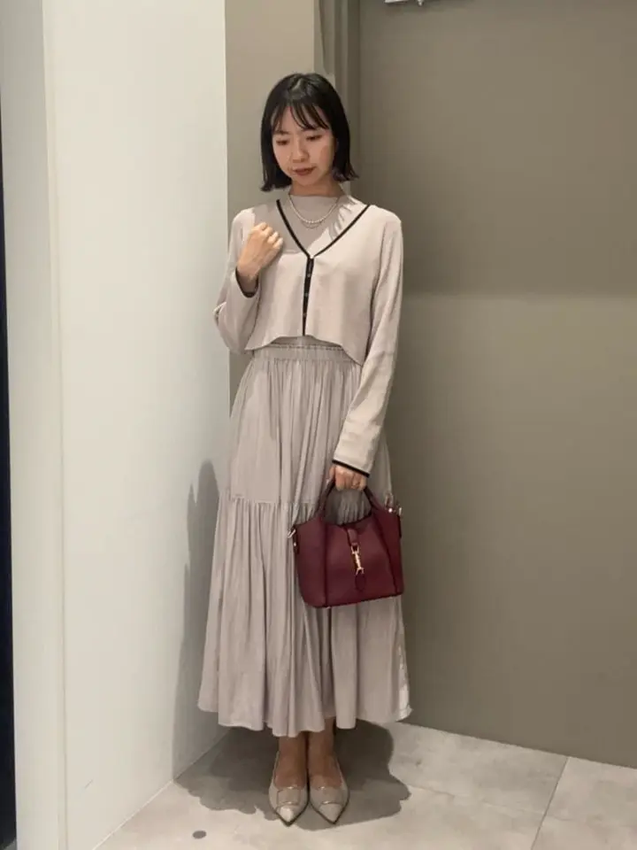 2点SET】カーディガンセットワンピース/YECCA VECCA（イェッカ