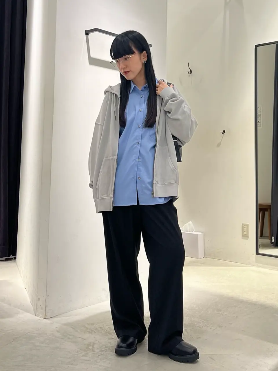 STAR＆STRIPE】ZIPフーディ/YECCA VECCA（イェッカ ヴェッカ）の