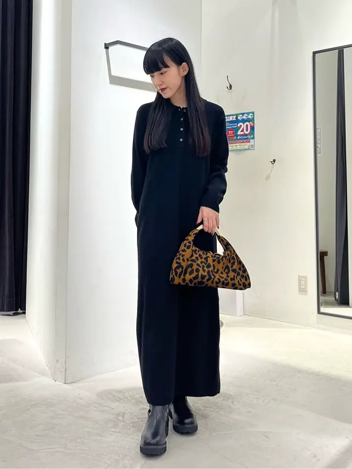 襟付きニットワンピース/YECCA VECCA（イェッカ ヴェッカ）のニット