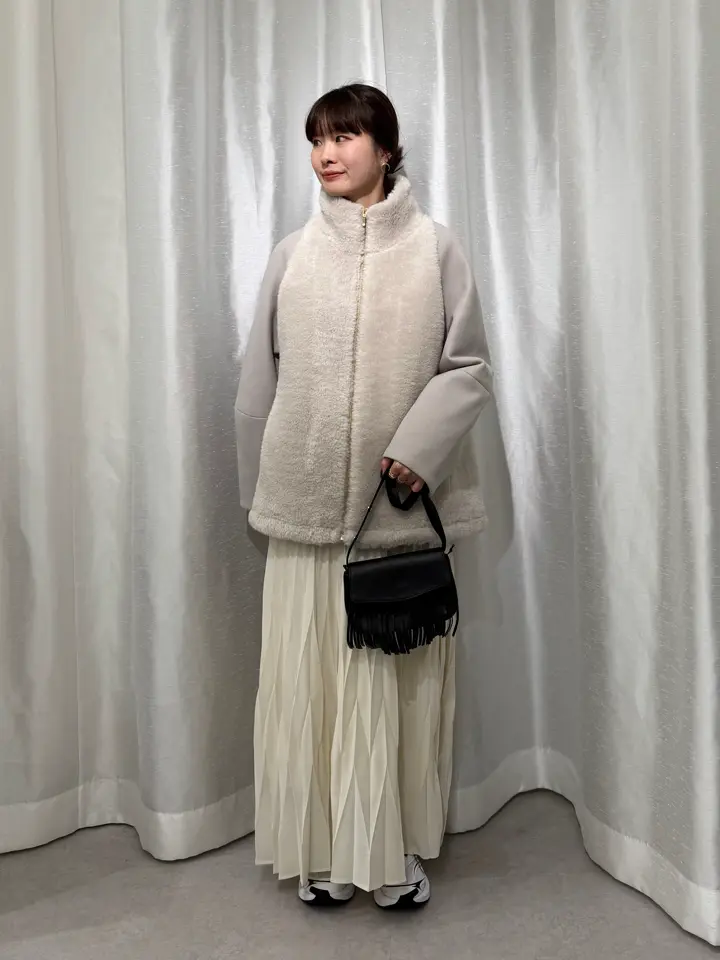 名作 90s goodenough パイルPコート アイボリー ヘイジーボアショートコート/GARAGE OF GOOD CLOTHING（ガレージ オブ