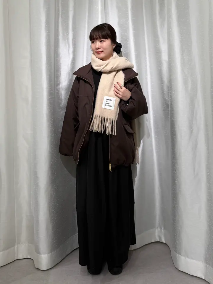 異素材MIXコクーンワンピース/GARAGE OF GOOD CLOTHING（ガレージ オブ