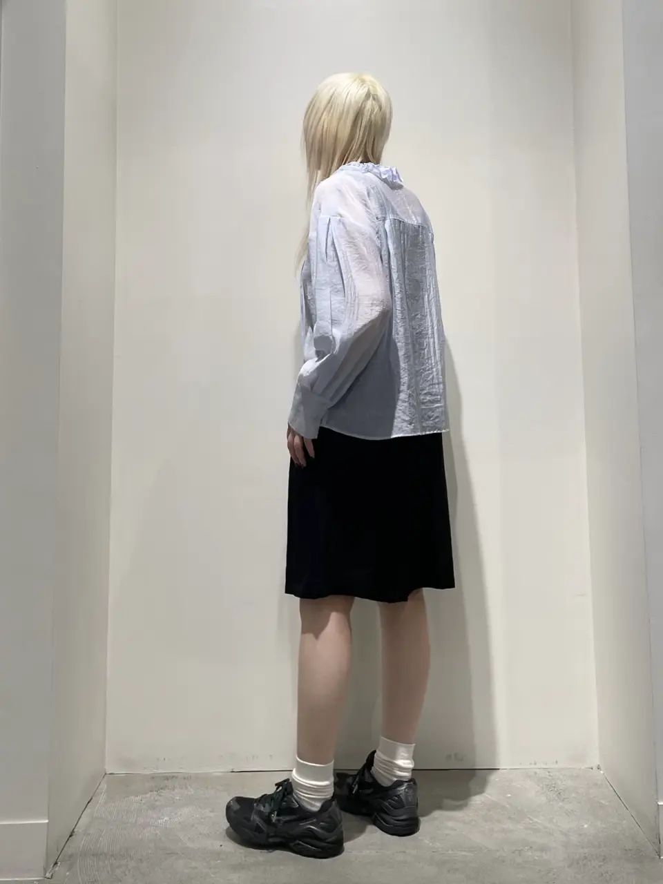 GARAGE OF GOOD CLOTHING ぺプラムブラウス アイボリー GARAGE OF GOOD 