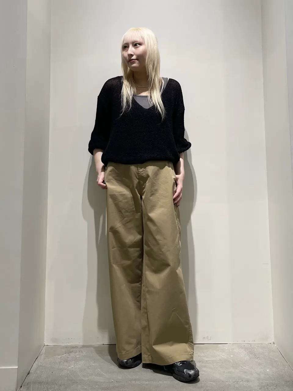 ワイドチノパンツ/GARAGE OF GOOD CLOTHING（ガレージ オブ グッド