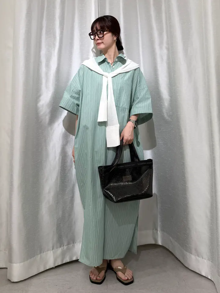 日本製】ストライプスキッパーワンピース/GARAGE OF GOOD CLOTHING