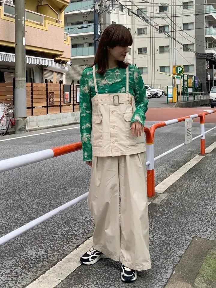 lelill×GOGC】ワイドチノパンツ/GARAGE OF GOOD CLOTHING（ガレージ
