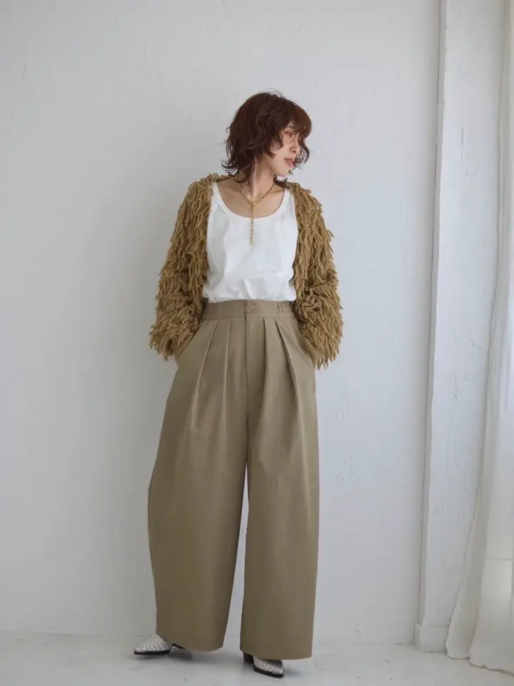 lelill×GOGC】ワイドチノパンツ/GARAGE OF GOOD CLOTHING（ガレージ