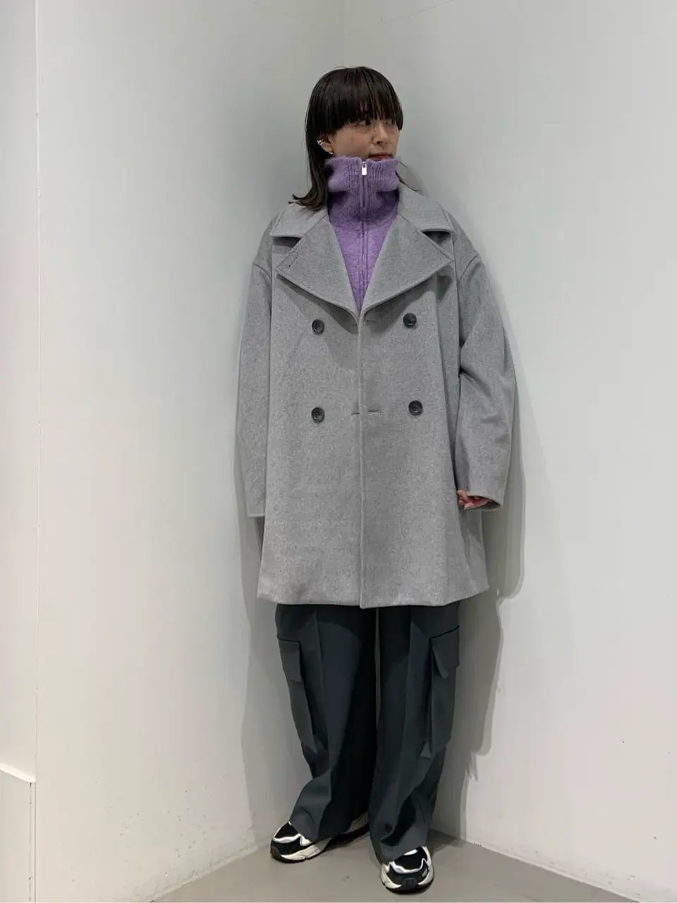 ミドル丈コクーンコート/GARAGE OF GOOD CLOTHING（ガレージ オブ