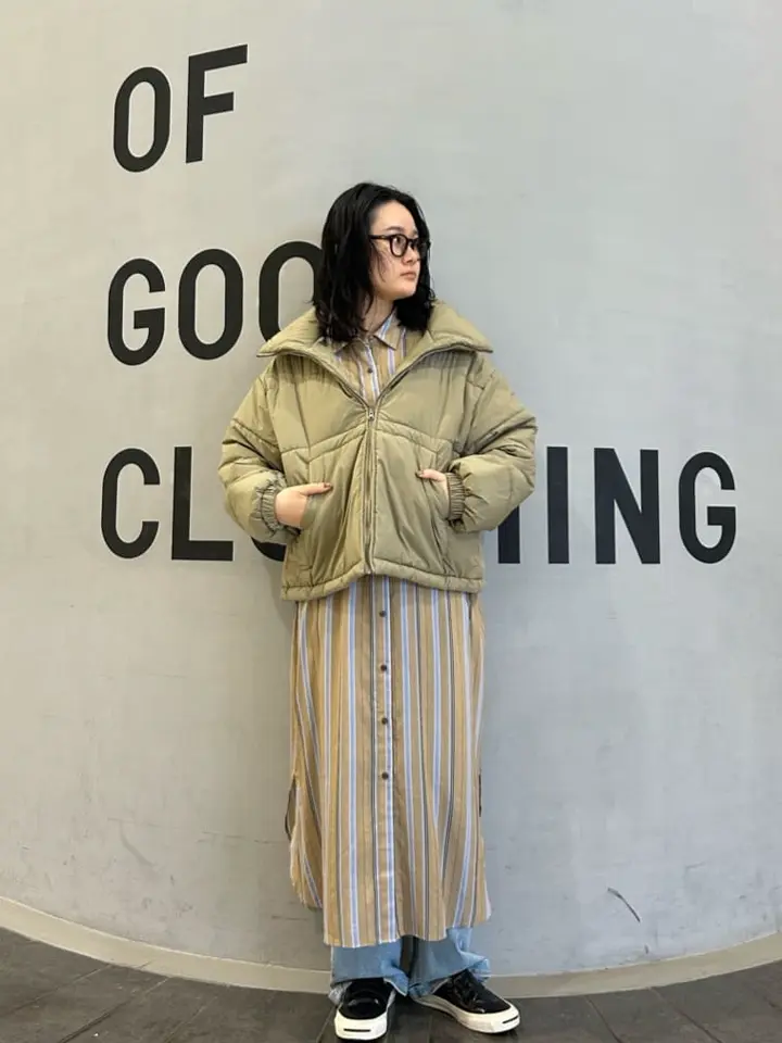 ビッグカラードロスト中綿ブルゾン/GARAGE OF GOOD CLOTHING（ガレージ