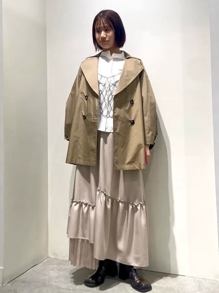 ミドル丈トレンチコート/GARAGE OF GOOD CLOTHING（ガレージ オブ