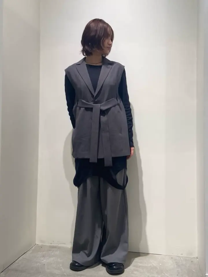 日本製】ストライプテーラーベスト/GARAGE OF GOOD CLOTHING（ガレージ