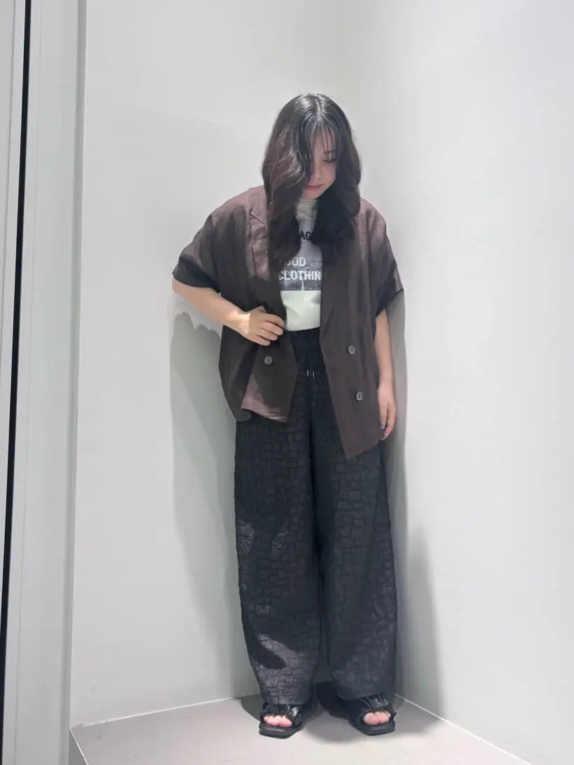 リネン半袖ジャケット/GARAGE OF GOOD CLOTHING（ガレージ オブ グッド