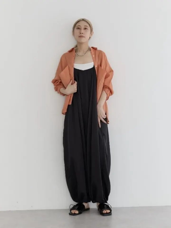 GARAGE OF GOOD CLOTHING タックワイドオールインワン タックワイドオールインワン/GARAGE OF GOOD CLOTHING（ガレージ オブ