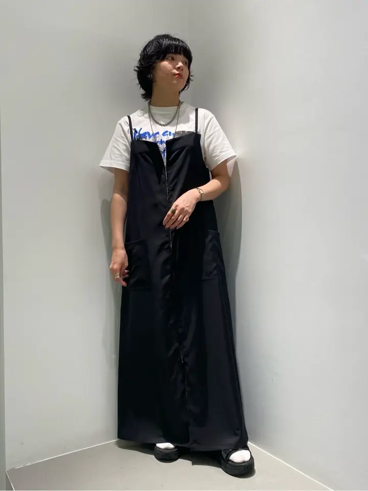 ZIP開きジャンパースカート/GARAGE OF GOOD CLOTHING（ガレージ オブ