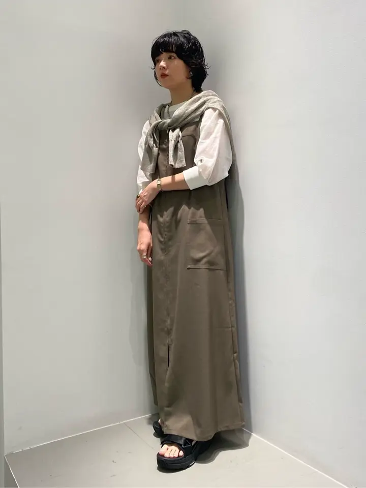 ZIP開きジャンパースカート/GARAGE OF GOOD CLOTHING（ガレージ オブ