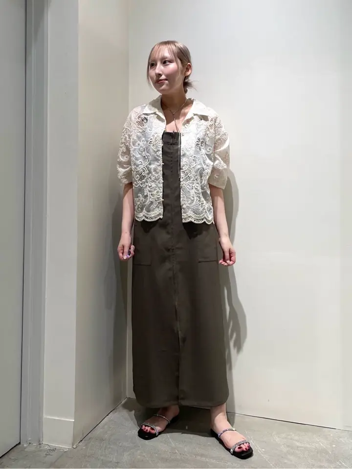 ZIP開きジャンパースカート/GARAGE OF GOOD CLOTHING（ガレージ オブ