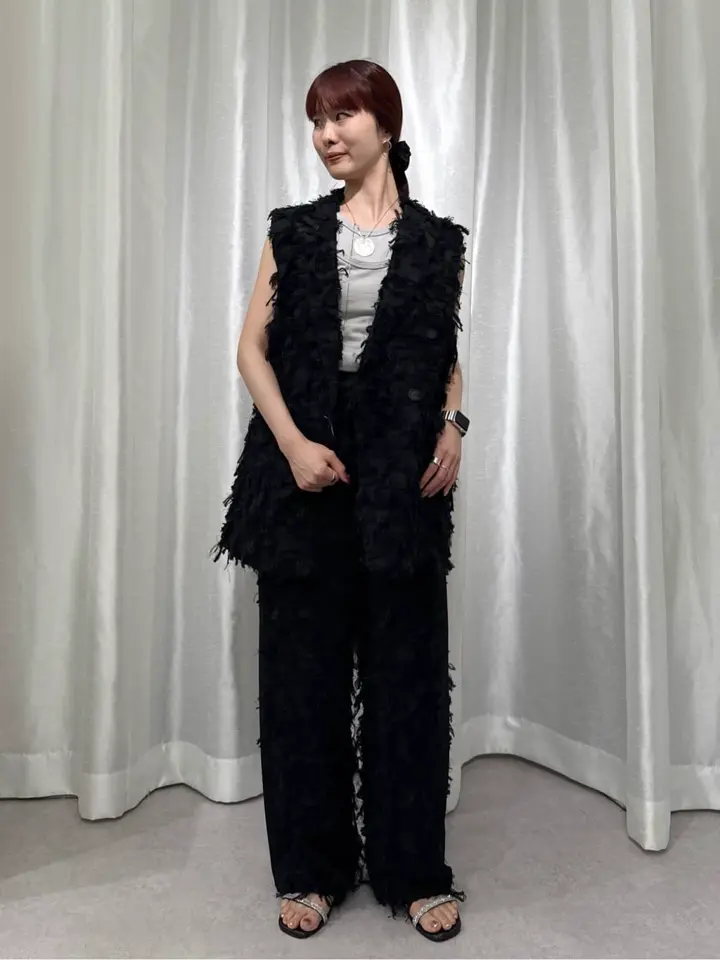 カットジャカードサイドラインドロストパンツ/GARAGE OF GOOD CLOTHING