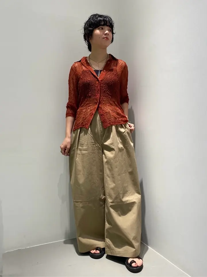レースシアーシャツ/GARAGE OF GOOD CLOTHING（ガレージ オブ グッド