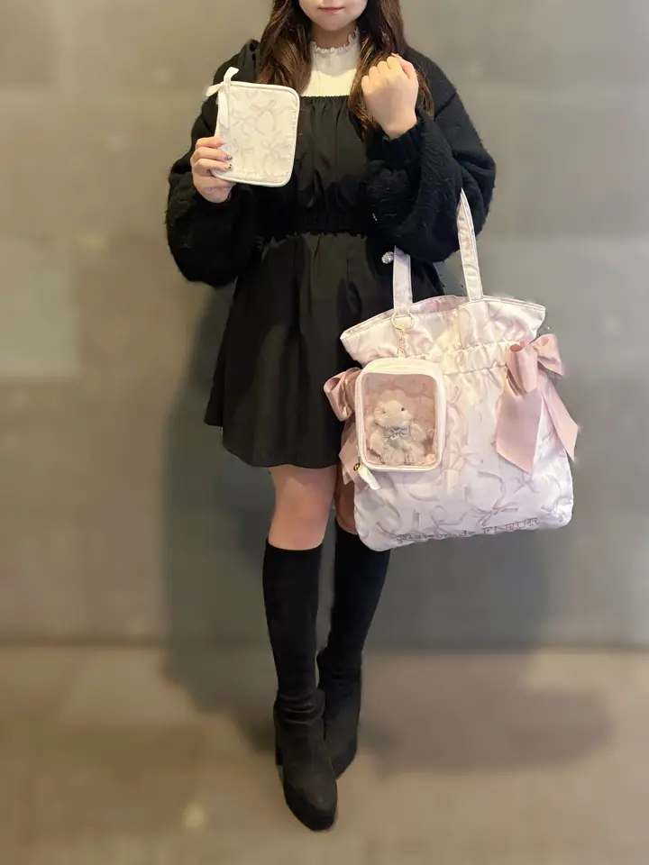 マイメロディ♡巻き薔薇 巻きボア 4点セット ピンクマニアうさぎチャーム/Maison de FLEUR（メゾン ド フルール）の