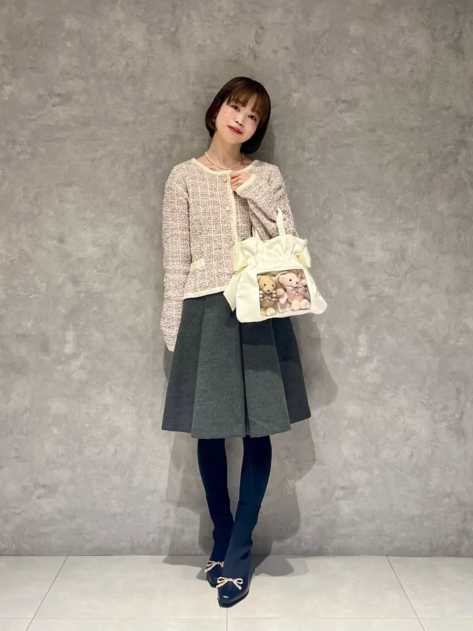 限定カラーあり】リボンベアチャーム/Maison de FLEUR（メゾン ド