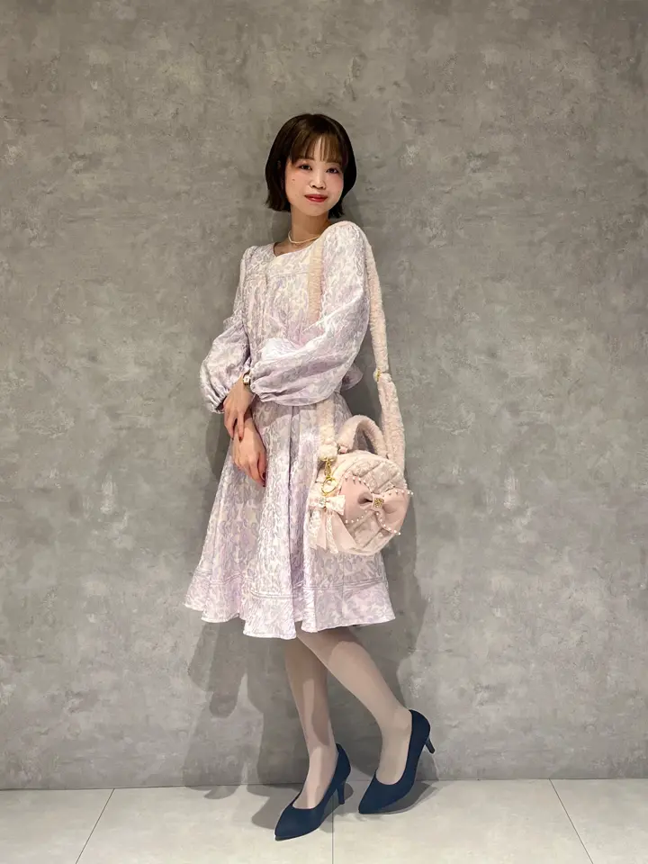 フラワージャガードリボン付きワンピース/Areeam（アリーム）のその他