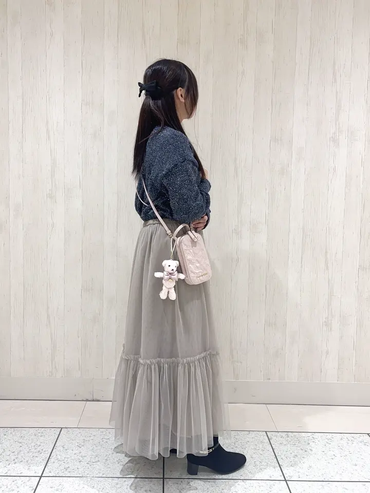 リボンキルティングスマホポシェット/Maison de FLEUR（メゾン ド