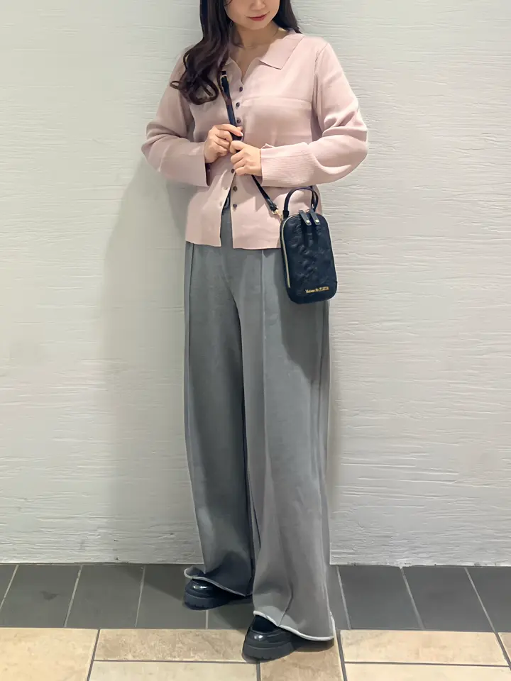 リボンキルティングスマホポシェット/Maison de FLEUR（メゾン ド