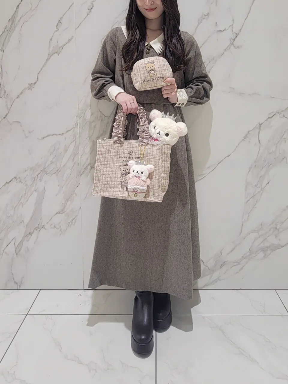 コリラックマ ぬいぐるみ/Maison de FLEUR（メゾン ド フルール）の