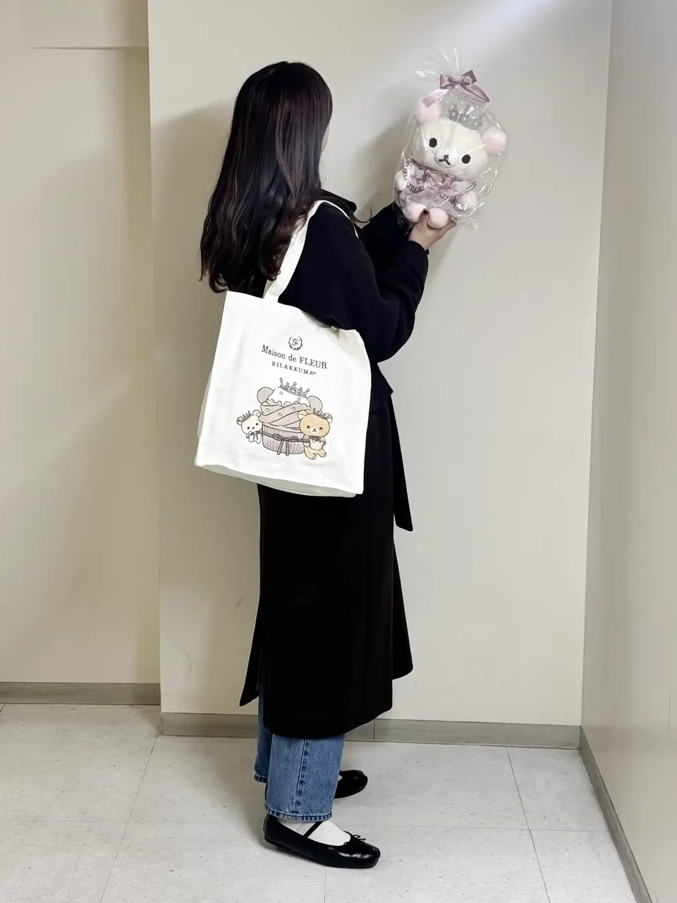 リラックマ スクエアトートバッグ/Maison de FLEUR（メゾン ド