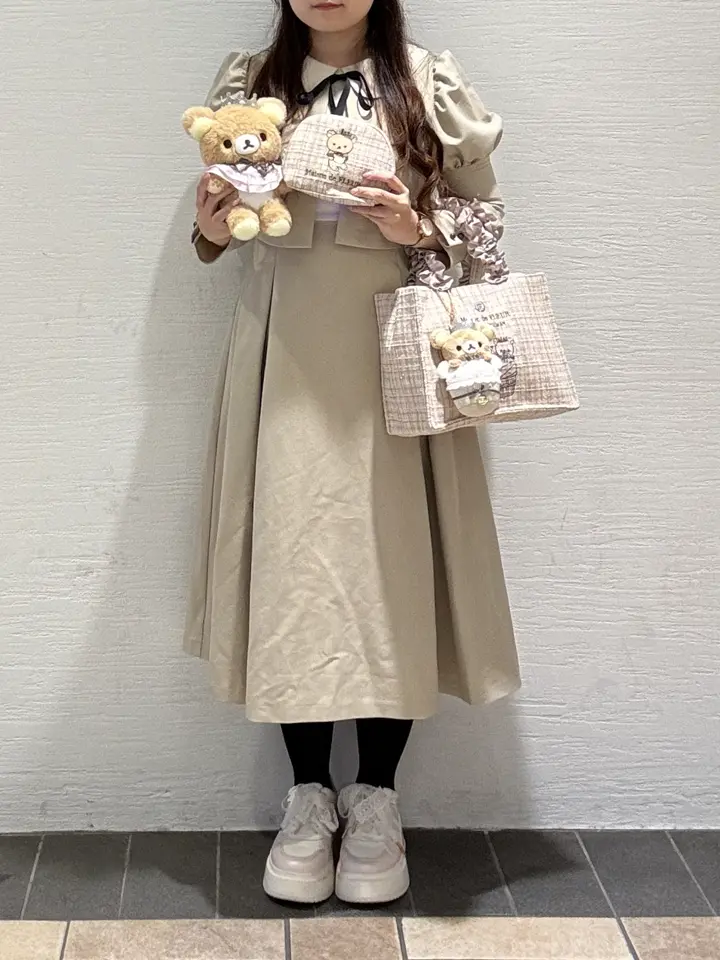 リラックマ ラウンドポーチ/Maison de FLEUR（メゾン ド フルール）の