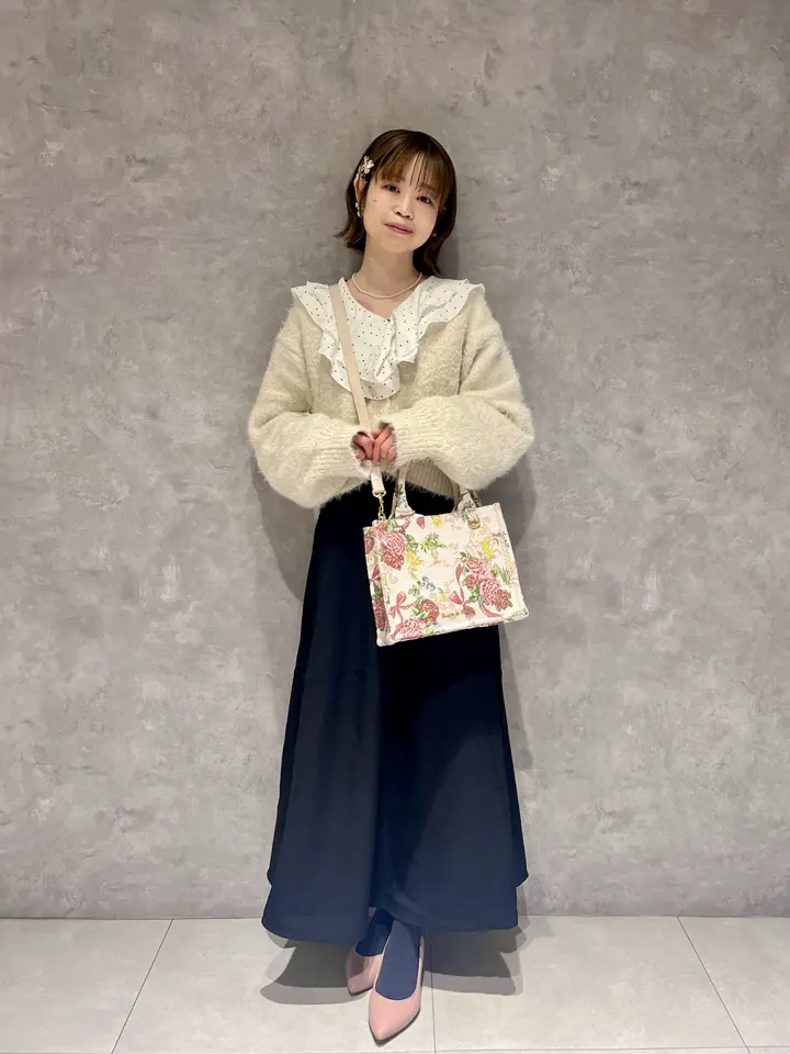 フラワーガーデン柄ゴブラン2Wayスクエアトート/Maison de FLEUR 